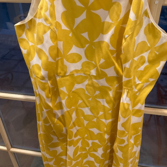 INC International Concepts Pearl Embellished Yellow/Gold Dress - Picture 4 of 12